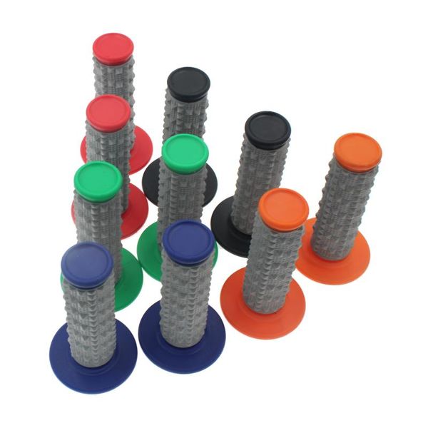 

handlebars 1pair 7/8" 22mm silicone antiskid hand grip soft handle rubber sleeve for dirt pit bike motorcycle