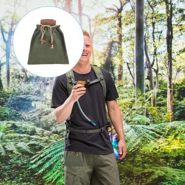 

storage bags 1pc simple fruit picking bag durable outdoor foraging tool waist