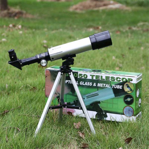 

telescope & binoculars astronomical profesional refraction space optical spyglass monocle for travel spotting scope with tripod lever f36050