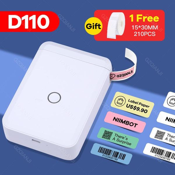 

printers label printer d110, mini transparent film, wireless, bluetooth, telephone, price printing cn(origin)