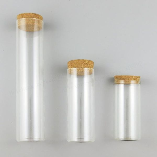 

storage bottles & jars 12 x large high borosilicate glass straight tubes cork test wedding favours display containers 80ml 120ml 160ml