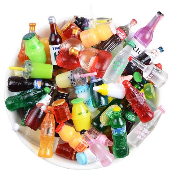 

craft tools 12-48pcs three-dimensional bottle model flat back resin scrapbooking cabochons hair embellishment diy jewelry accessories