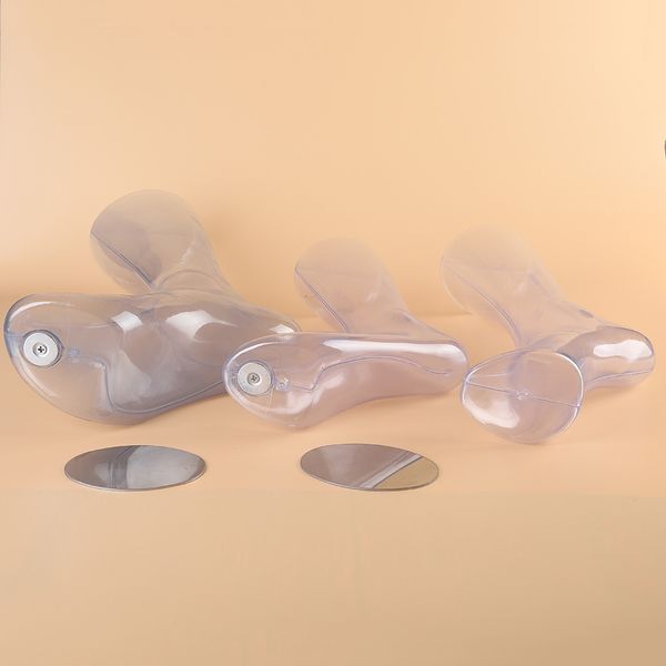 

new arrival clear foot mannequin transparent model for display, Khaki