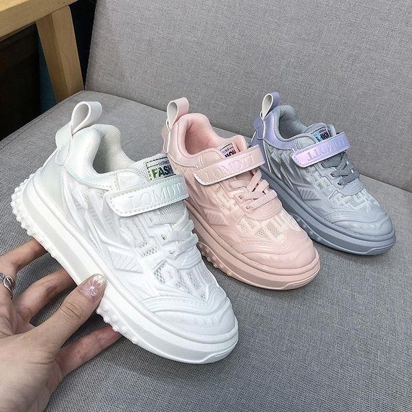 

athletic & outdoor kids shoes summer 2021 children sneakers fashion trendy brand sports boys casual running student girls, Black