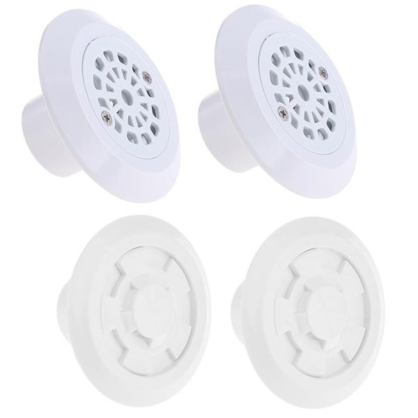 

pool & accessories 4 pack of above ground complete return inlet outlet jet fitting with drainers swimming