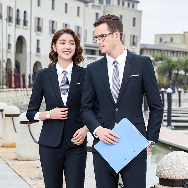 

business suit real estate 4s shop work clothes men's suits & blazers, White;black