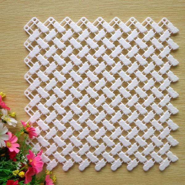 

bath mats 1pc diy carpet plastic easy installation bathroom massage for shower room non-slip mat random color