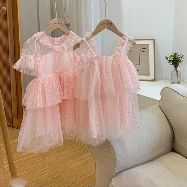 

summer arrival girls fashion sleevelss dress kids pink princess clothes girl's dresses, Red;yellow