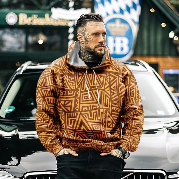 

men's hoodies & sweatshirts winter and autumn fashion cool colorful retro hoodie men women 3d digital printing pullover fun street swea, Black