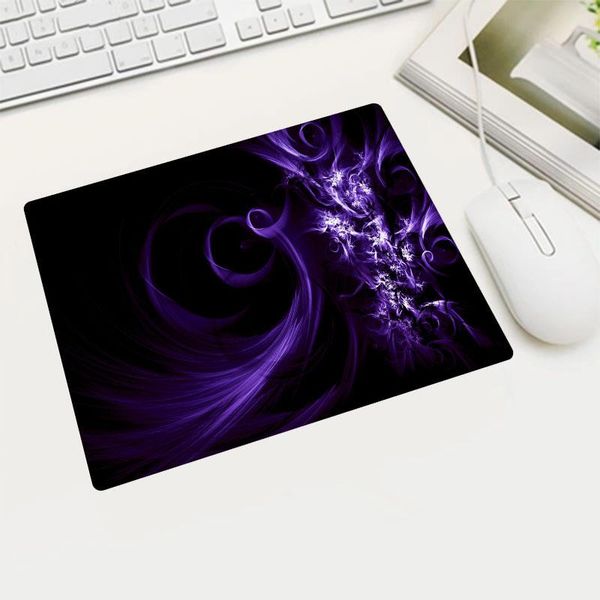 

mouse pads & wrist rests creative purple floral pattern a variety of specifications rubber heat-resistant pad home office bowl mat