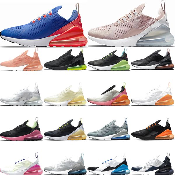 

new men women running shoes mx 270s atomic pink black neon coconut milk colorful creamsicle do you go the extra smile halloween sneakers eur