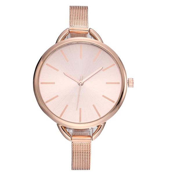 

wristwatches 2021 simple fashion women watch big dial quartz wristwatch ultra thin lady watches metal strap girl clock relogio feminino gift, Slivery;brown