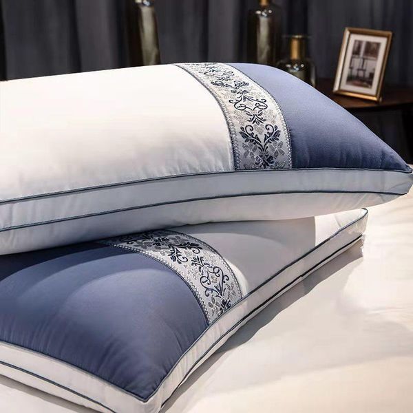 

pillow bedding core 48x74cm cervical protection household el cotton feather velvet