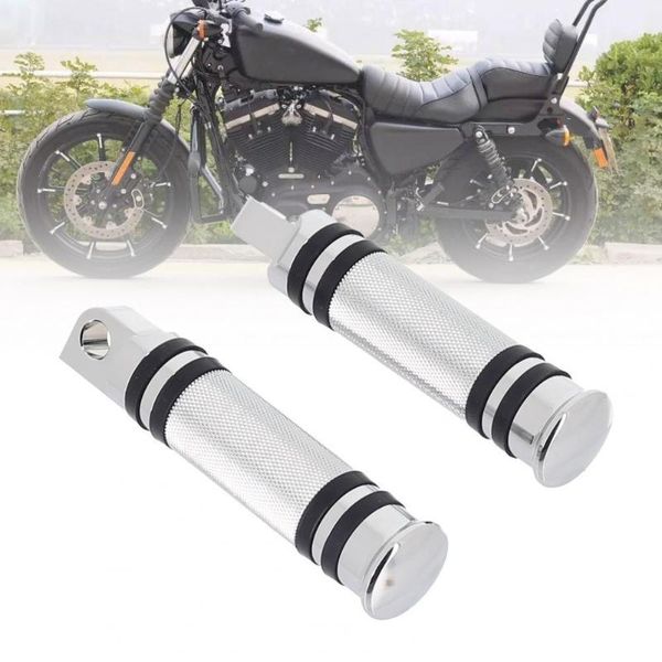

pedals 2pcs footpeg pedal knurling shape comfort aluminium motorcycle footrest perfect match for 883/dyna/softail/fat boy