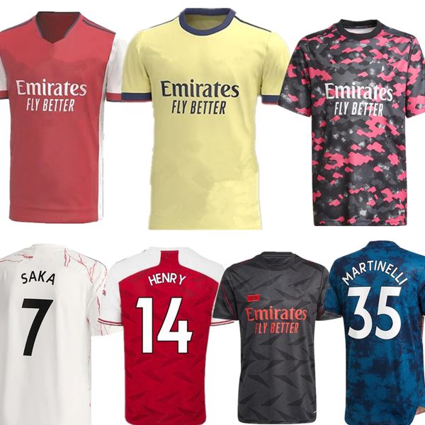 

saka odegaard ceballos player version soccer jerseys 2021-22 tierney martinelli henry black jersey football shirt soocer kit, Black;yellow
