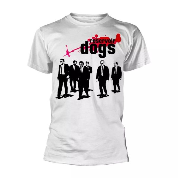 

reservoir dogs official splash t-shirt men unisex, White;black