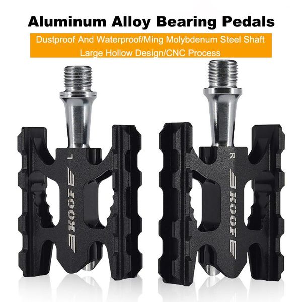 

bike pedals 1pair bicycle pedal ultra-light aluminum alloy non-slip folding mountain bearing for bicycleparts cycling
