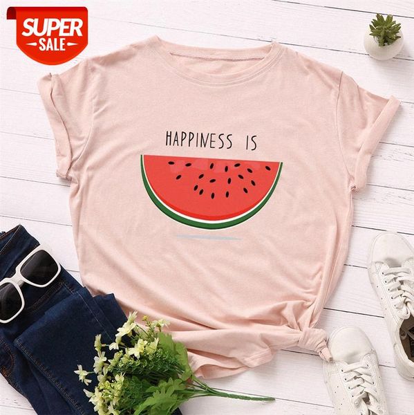 

spot european and american women's loose round neck short-sleeved cotton t-shirt #wh8p, White