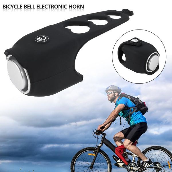 

bike horns mini battery bicycle bell 120db waterproof cycling bells electric horn handlebar accessories
