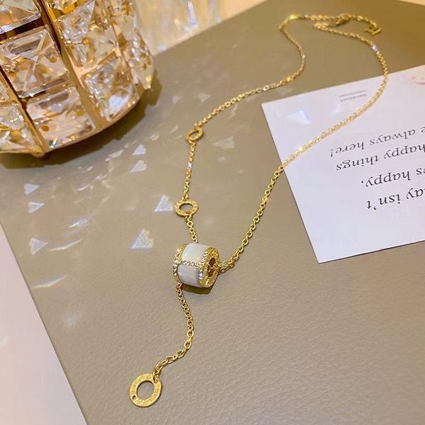 

pendant necklaces fashion classic french romantic letter clavicle chain korean style jewelry luxury wedding party girls for women, Silver