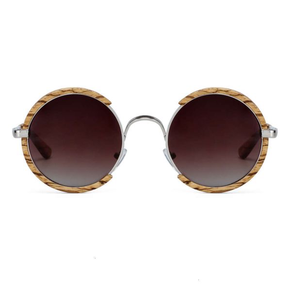

highend accessories retro brand digner men women sun glass handmade real wooden frame polarized round steampunk wood sunglass free, Black
