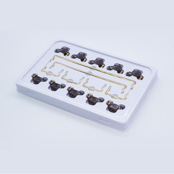 

keyboards gateron ink translucent pcb board, satellite shaft, gold-plated steel wire screw, customized mechanical keyboard accessories