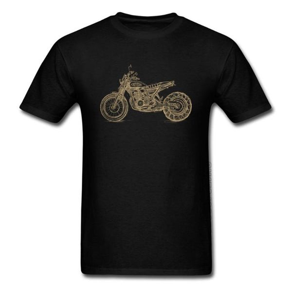 

men's t-shirts classic retro motorcycle t shirts everad dark men inset graphic polyester cotton tee shirt summer autumn tshirts for, White;black