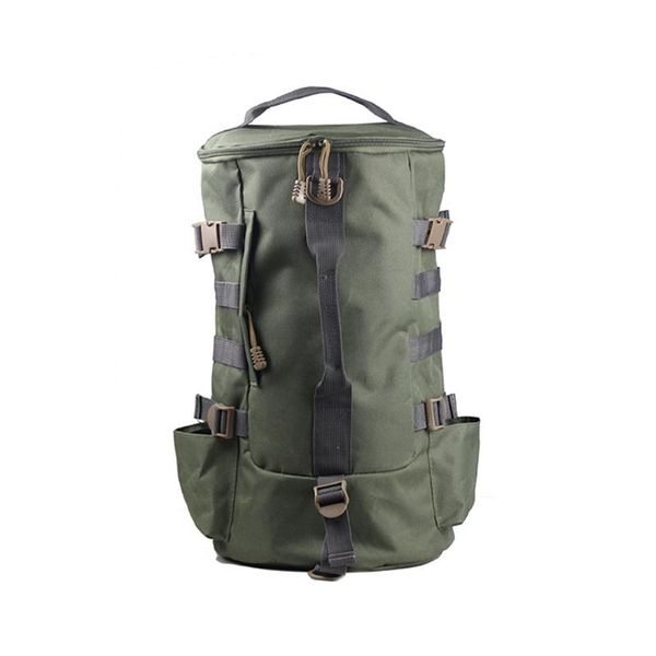 

cylindrical fishing tackle bag 2-color outdoor backpack equipment foldable accessories