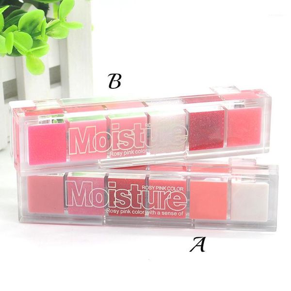 

pc lip gloss palette fashion makeup magical cosmetic water velvet jelly gel with brush inside1