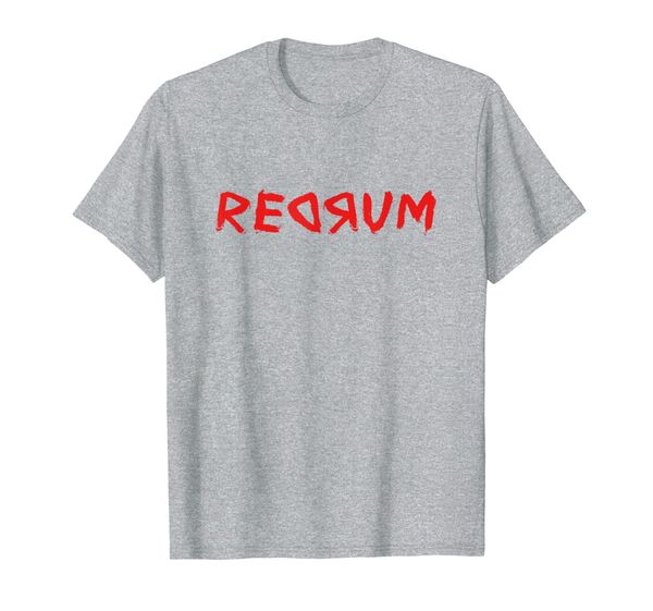 

redrum 80s horror movie fan t-shirt gift, White;black