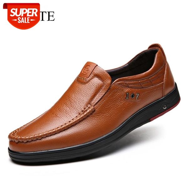 

wotte men shoes leather formal casual men's wear-resistant comfortable mens size 46 zapatos de hombre #zc6i