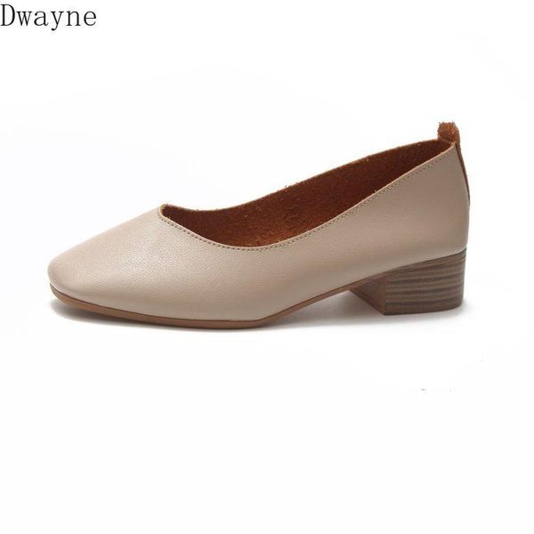 

dress shoes 2021 korean version of the thick square head retro grandmother shallow mouth wild mary jane, Black