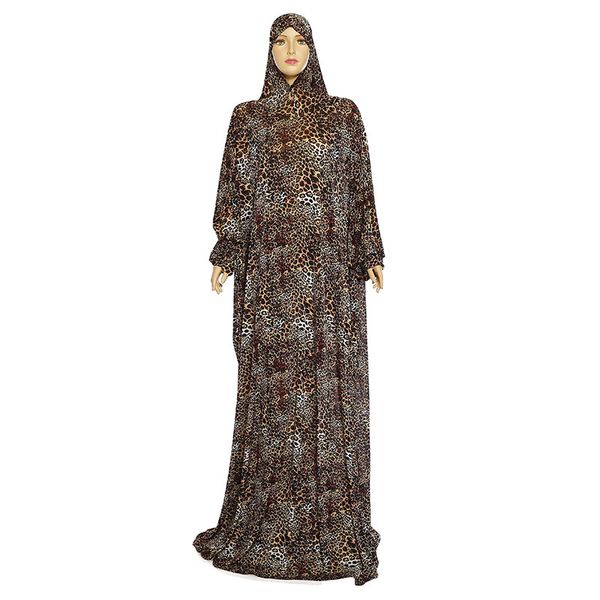 

fine national fashion leopard arab islamic robe, Red