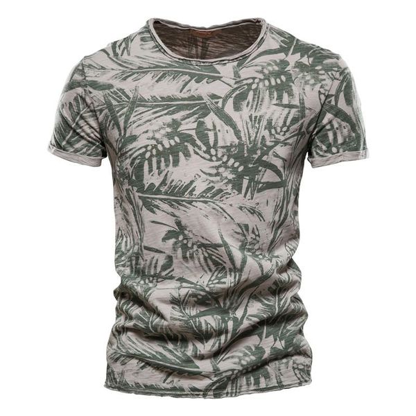 

men's t-shirts 2021 hawaii style 100% cotton t-shirt men o-neck print shirt casual clothing summer t shirts, White;black