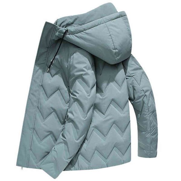 

2019 fashion brand winter et casual s white duck down coat hooded parka thick warm men outwear male clothing, Black;white