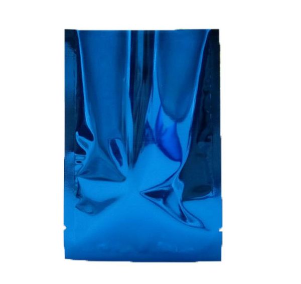 Farbige Aluminiumfolie-Flachbeutel, 6x9cm 200pcs / lot-chromatische Mylar-Plattierung Hitze-Siegel-Taschen, oben offene farbige Gesichtsmaske Verpackung Ping