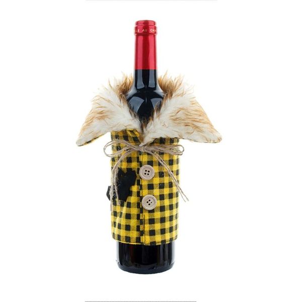

christmas decorations halloween wine bottle covers cute pumpkin bat sweaters with fur collar beautiful bag