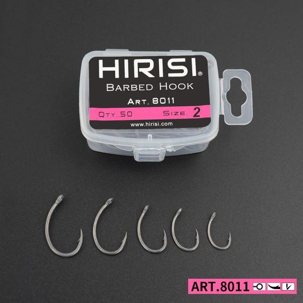 

fishing hooks 50 pcs/lot sea offset hook 2# 4# 6# 8# 10# carp soft bait set steel wide belly crank single