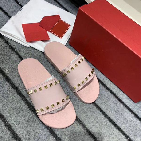 

fashion nice looking paris scuffs man and womens slippers summer sandals beach slides ladies flip flops loafers multicolors embroidered flor, Black