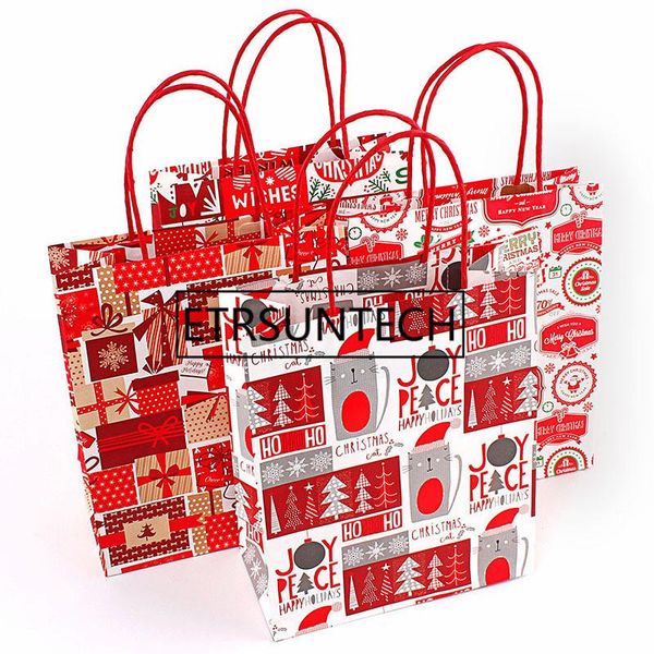 

christmas decorations 96pcs paper bag year gift bags with handles