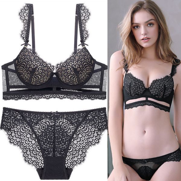 

59% off factory outlet store 99# underwear suit women's bra, Red;black