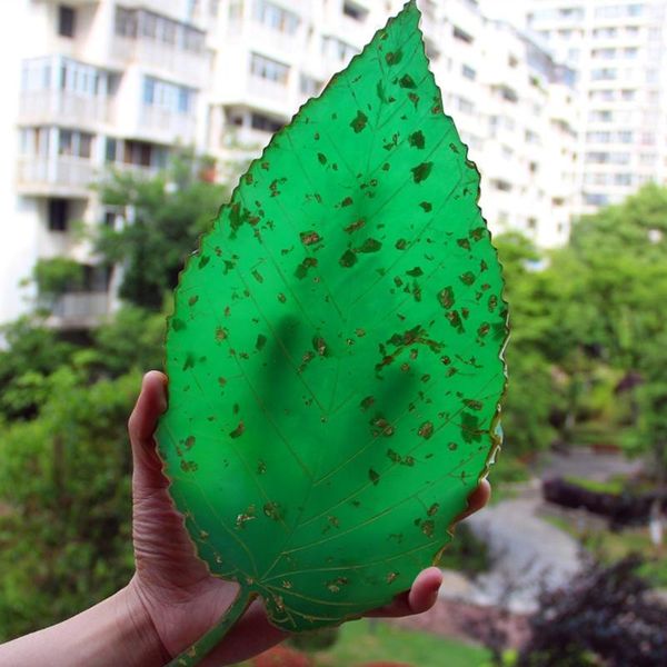 

craft tools p82c large leaf tray mold silicone leaves bowl mat resin casting