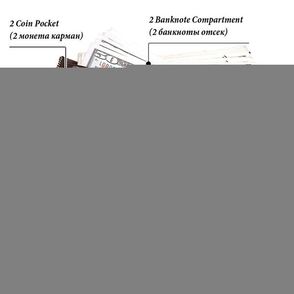 

blocking wallet crazy horse genuine cow leather for men luxury short horizontal multi card coin purse wallets, Red;black