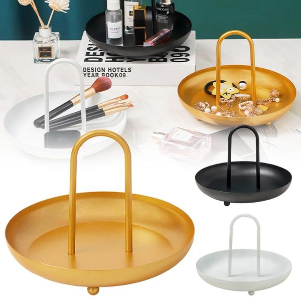 

iron fruit storage tray with handle cake rack dessert serving wedding decoration snack kitchen accessories & organization
