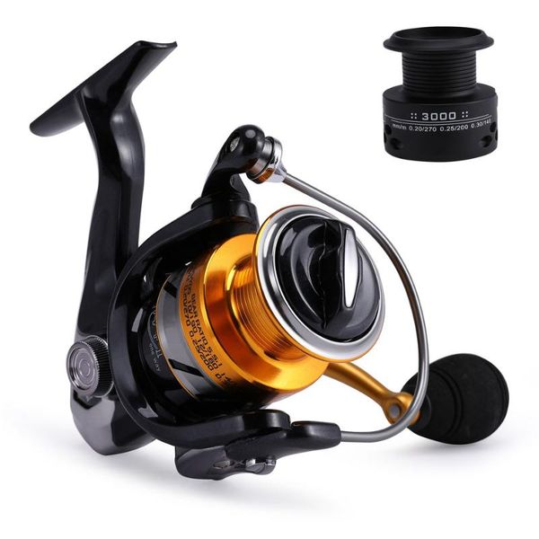 

arrival pure carbon reel spinning with spare metal spools 6000/7000 double 14+1bb washers lure baitcasting reels