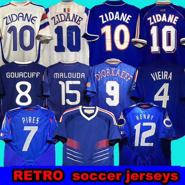 

2006 france retro jerseys 1982 1998 2010 france retro zidane henry maillot de foot soccer jerseys 2000 02 2004 france finals 1984, Black;yellow