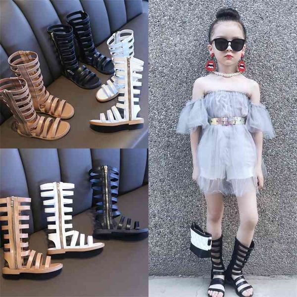 

2021 summer new roman sandals for children, Black;red