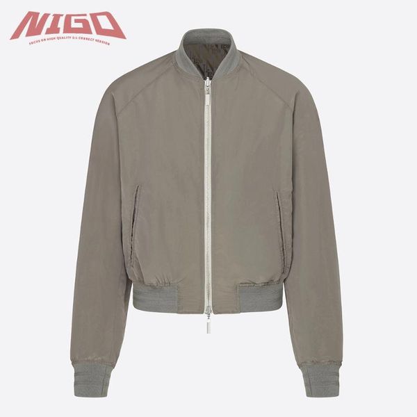 

men's jackets nigo 21ss oblique bomber jacket coat #nigo9987, Black;brown