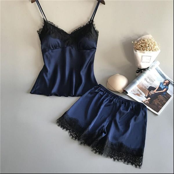 

fashion lingerie home women sleepwear lace nightdress wine red black blue white europe and united states s  l, Black;red