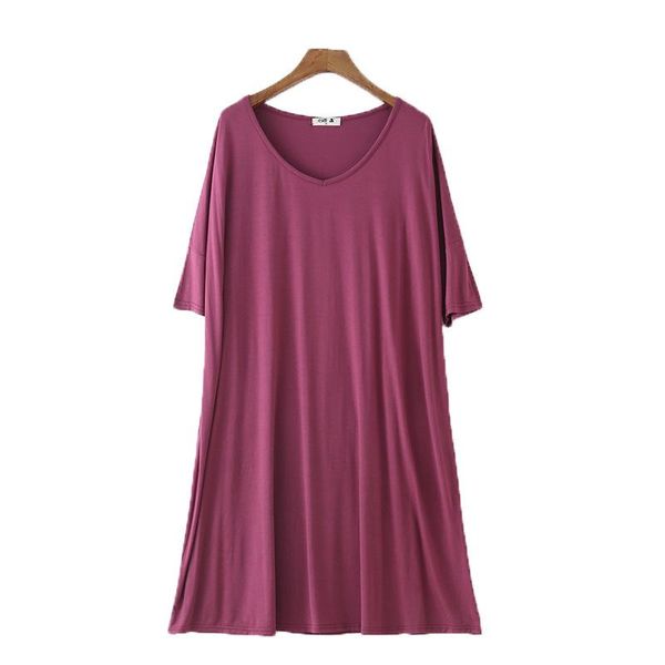 

maternity dresses summer modal half sleeve straight plus size clothes dress for pregnant women xl, White